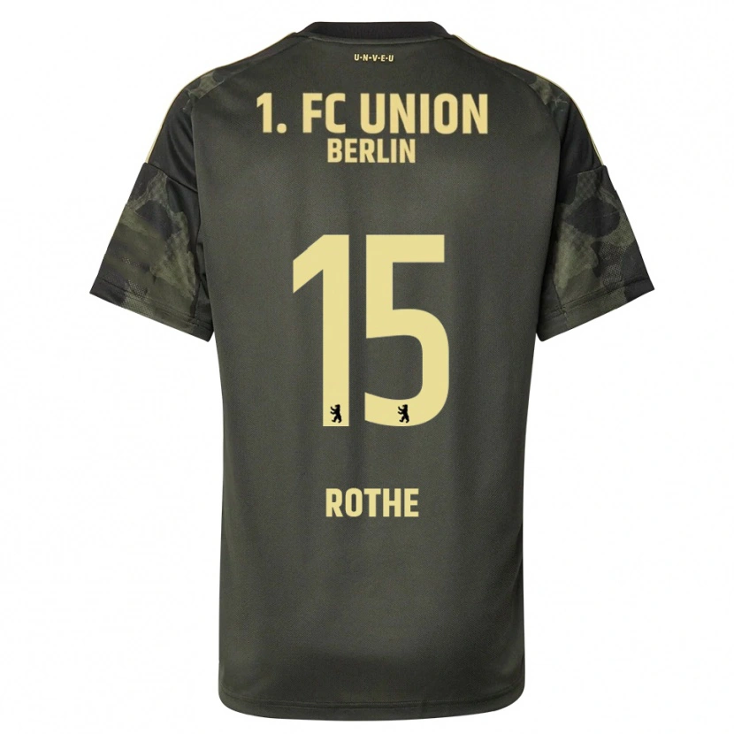 Danxen Kinder Tom Rothe #15 Dunkelgrün Schwarz Auswärtstrikot Trikot 2025/26 T-Shirt Schweiz
