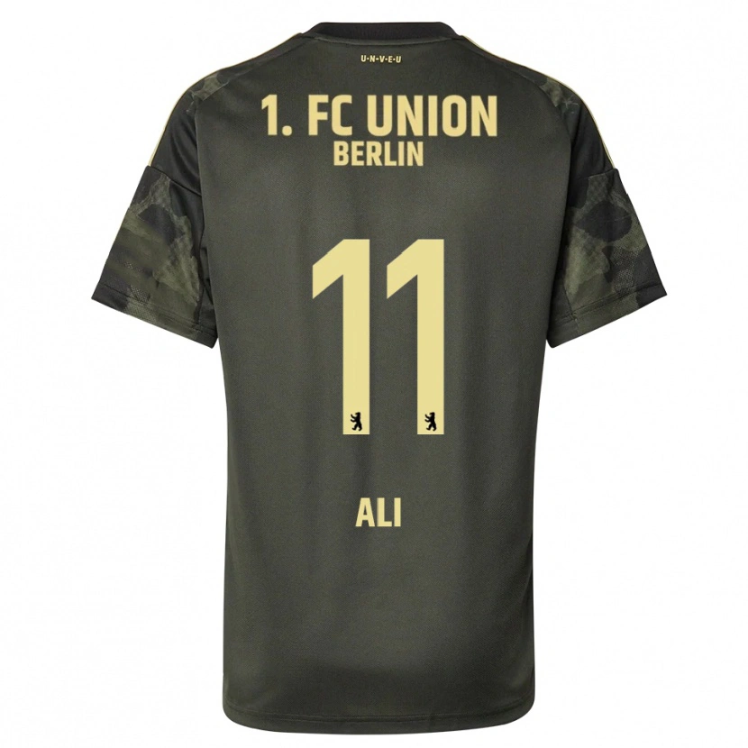 Danxen Kinder Suheib-Elias Ali #11 Dunkelgrün Schwarz Auswärtstrikot Trikot 2025/26 T-Shirt Schweiz