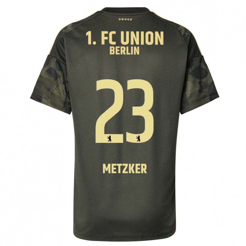 Danxen Kinder Pia Metzker #23 Dunkelgrün Schwarz Auswärtstrikot Trikot 2025/26 T-Shirt Schweiz