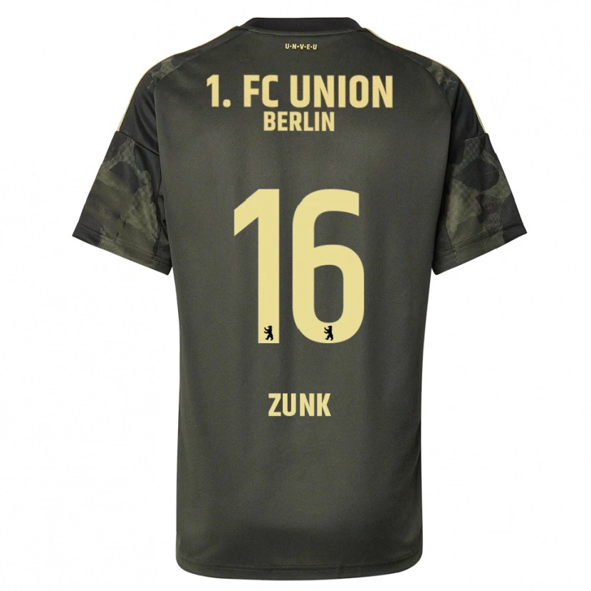 Danxen Kinder Niklas Zunk #16 Dunkelgrün Schwarz Auswärtstrikot Trikot 2025/26 T-Shirt Schweiz