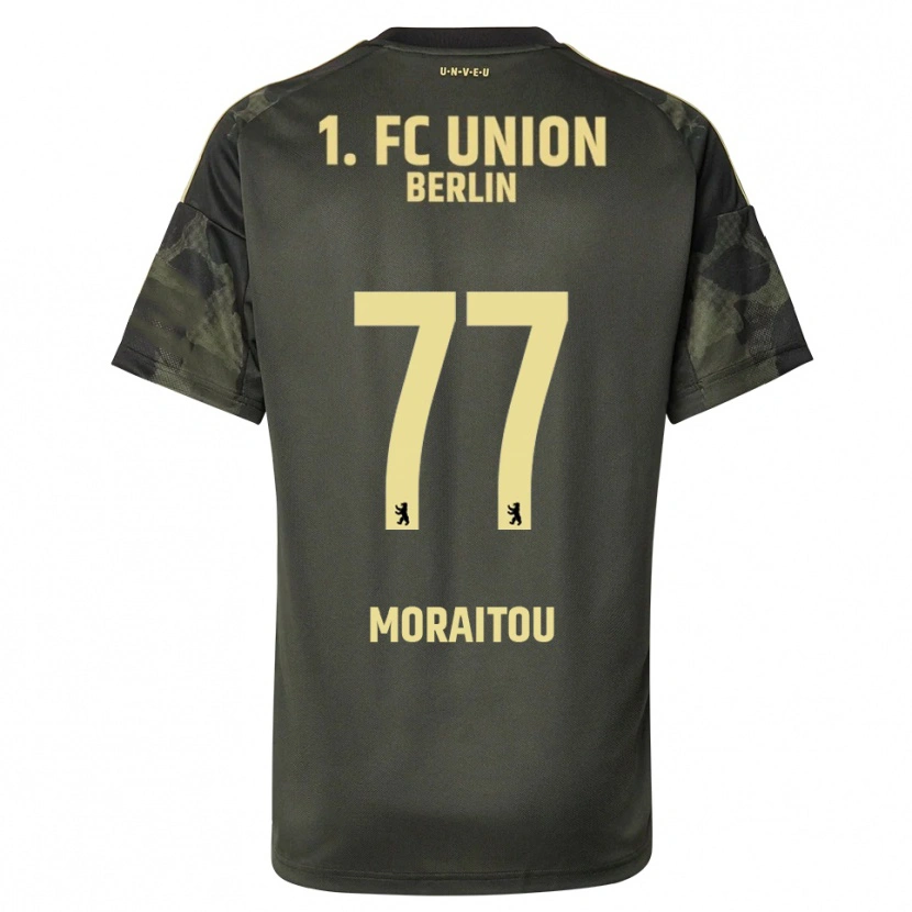 Danxen Kinder Athanasia Moraitou #77 Dunkelgrün Schwarz Auswärtstrikot Trikot 2025/26 T-Shirt Schweiz