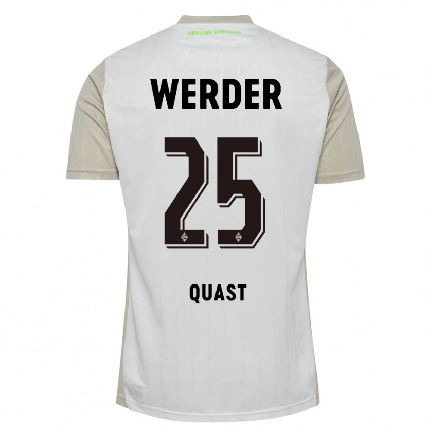 Danxen Kinder Soenke Quast #25 Weiß Schwarz Auswärtstrikot Trikot 2025/26 T-Shirt Schweiz
