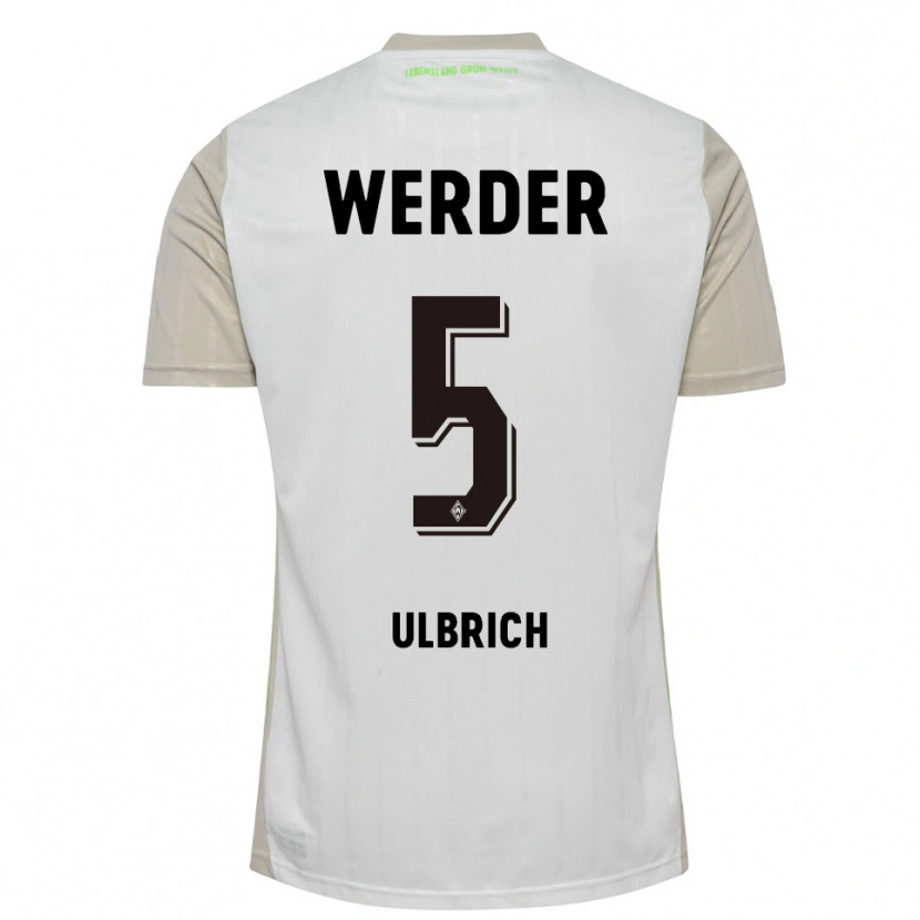 Danxen Kinder Michelle Ulbrich #5 Weiß Schwarz Auswärtstrikot Trikot 2025/26 T-Shirt Schweiz