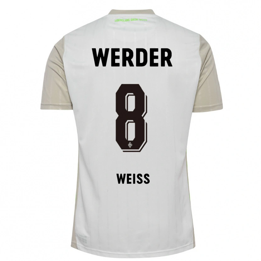 Danxen Kinder Michelle Weiss #8 Weiß Schwarz Auswärtstrikot Trikot 2025/26 T-Shirt Schweiz