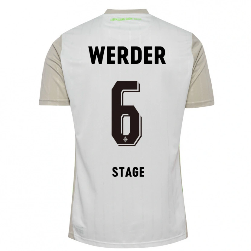 Danxen Kinder Jens Stage #6 Weiß Schwarz Auswärtstrikot Trikot 2025/26 T-Shirt Schweiz