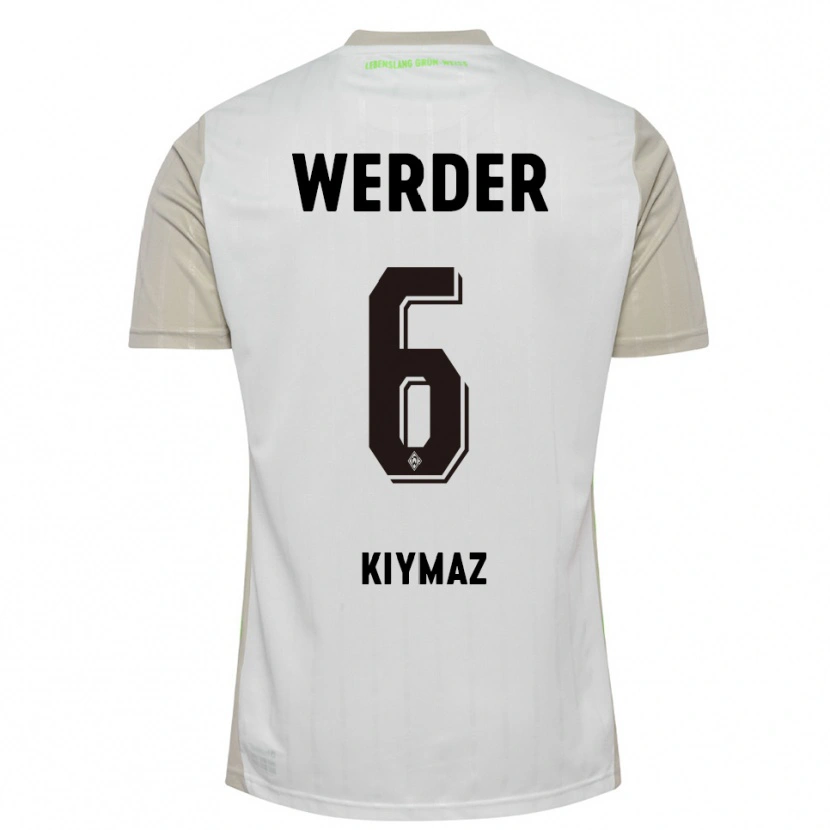 Danxen Kinder Anil Kiymaz #6 Weiß Schwarz Auswärtstrikot Trikot 2025/26 T-Shirt Schweiz
