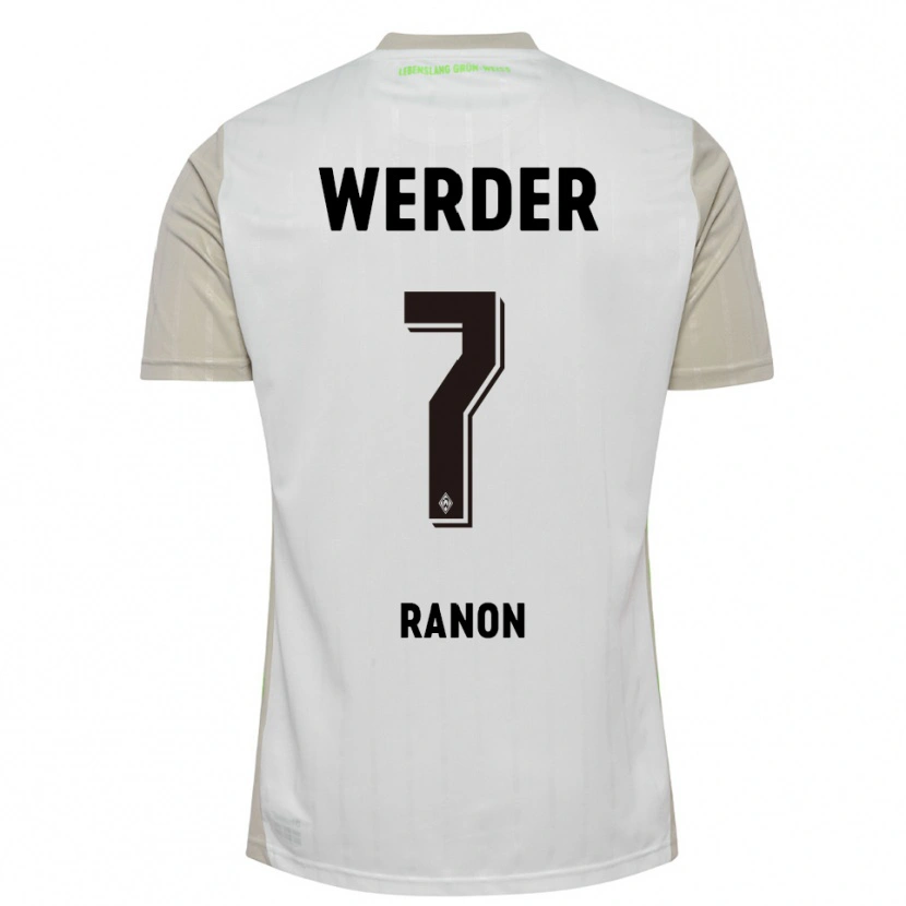 Danxen Kinder Yuval Ranon #7 Weiß Schwarz Auswärtstrikot Trikot 2025/26 T-Shirt Schweiz