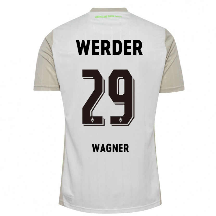 Danxen Kinder Paul Wagner #29 Weiß Schwarz Auswärtstrikot Trikot 2025/26 T-Shirt Schweiz