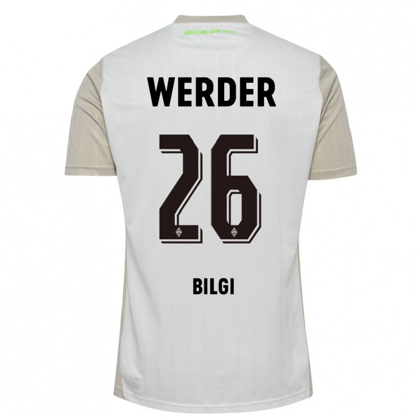 Danxen Kinder Süleyman Bilgi #26 Weiß Schwarz Auswärtstrikot Trikot 2025/26 T-Shirt Schweiz