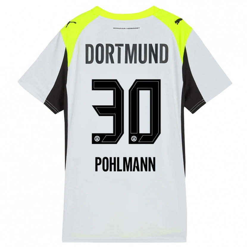 Danxen Kinder Ole Pohlmann #30 Fluoreszierendes Gelb Auswärtstrikot Trikot 2025/26 T-Shirt Schweiz