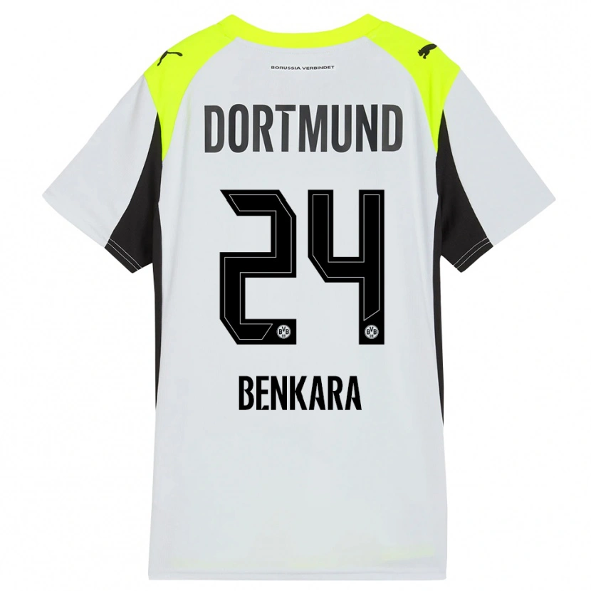 Danxen Kinder Elias Benkara #24 Fluoreszierendes Gelb Auswärtstrikot Trikot 2025/26 T-Shirt Schweiz