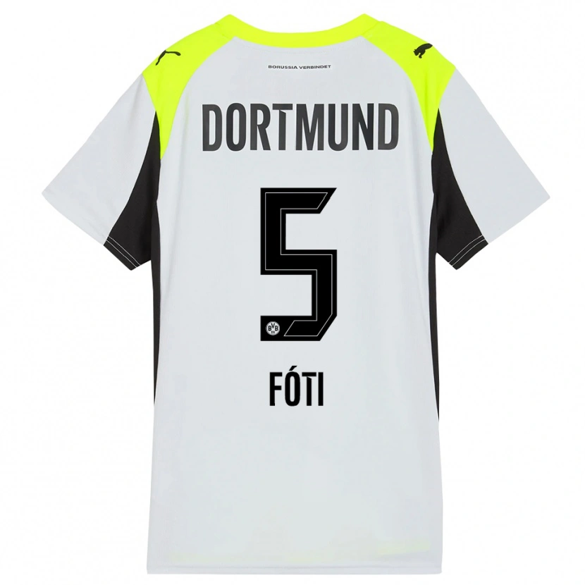 Danxen Kinder Antonio Foti #5 Fluoreszierendes Gelb Auswärtstrikot Trikot 2025/26 T-Shirt Schweiz