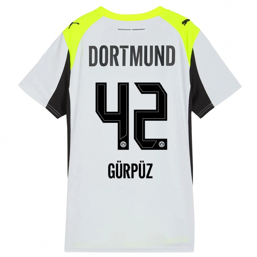 Danxen Kinder Goktan Gurpuz #42 Fluoreszierendes Gelb Auswärtstrikot Trikot 2025/26 T-Shirt Schweiz