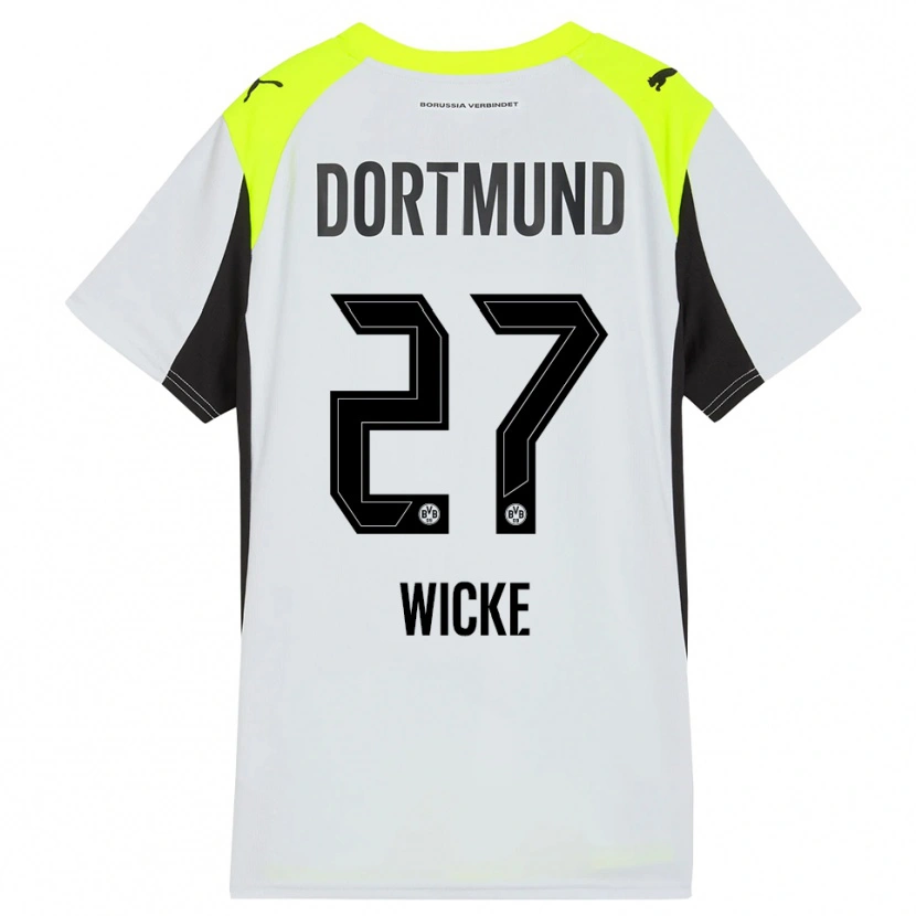 Danxen Kinder Nova Wicke #27 Fluoreszierendes Gelb Auswärtstrikot Trikot 2025/26 T-Shirt Schweiz