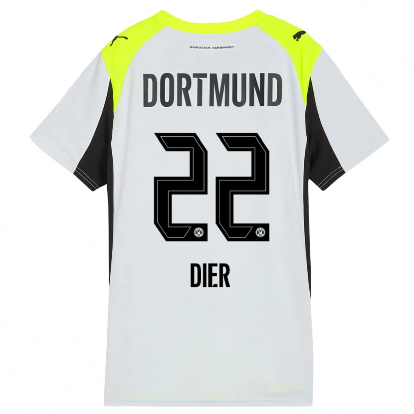 Danxen Kinder Henrik Dier #22 Fluoreszierendes Gelb Auswärtstrikot Trikot 2025/26 T-Shirt Schweiz