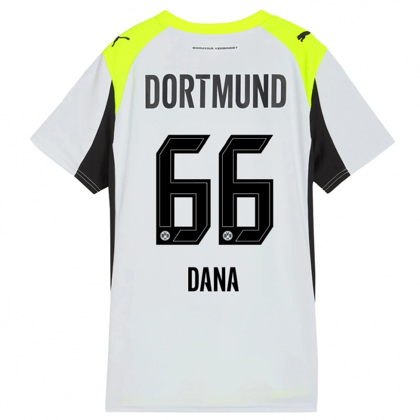 Danxen Kinder Bleckmann Dana #66 Fluoreszierendes Gelb Auswärtstrikot Trikot 2025/26 T-Shirt Schweiz