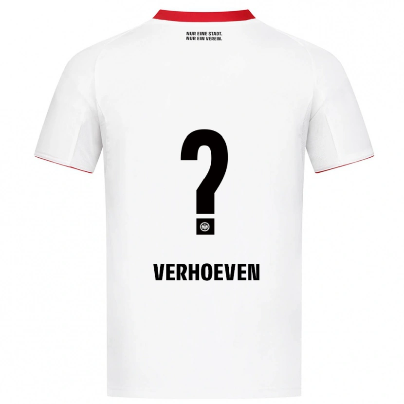 Danxen Kinder Raphael Verhoeven #0 Weiß Rot Auswärtstrikot Trikot 2025/26 T-Shirt Schweiz