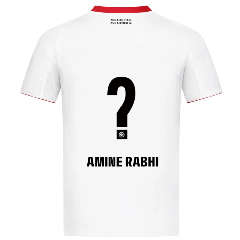 Danxen Kinder Mohamed Amine Rabhi #0 Weiß Rot Auswärtstrikot Trikot 2025/26 T-Shirt Schweiz