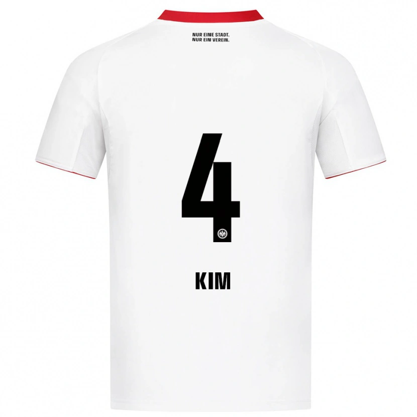 Danxen Kinder Yoon-Do Kim #4 Weiß Rot Auswärtstrikot Trikot 2025/26 T-Shirt Schweiz