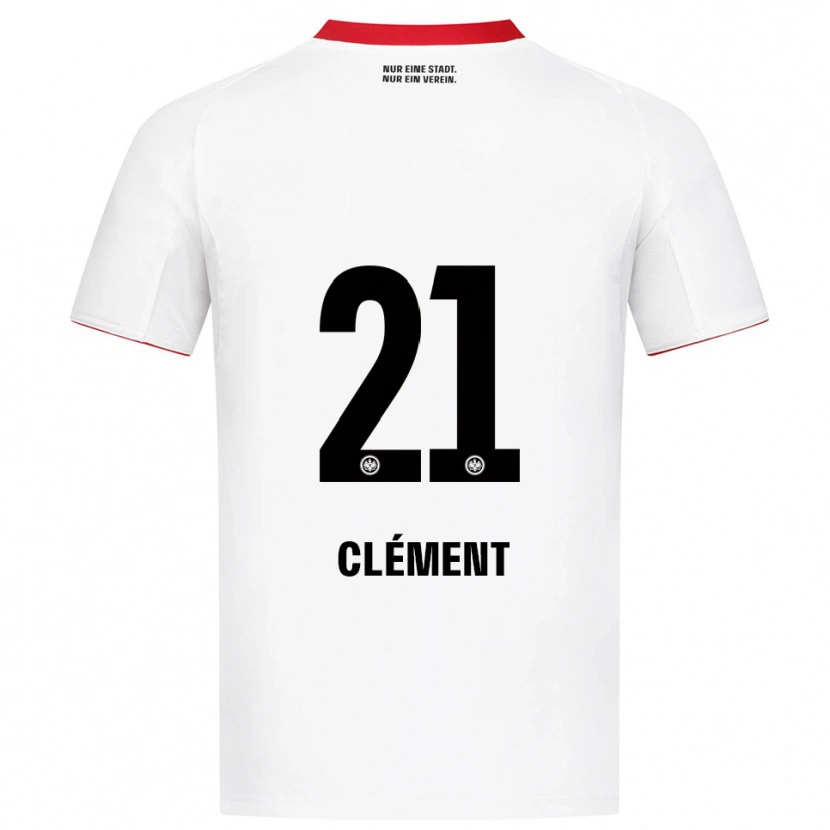 Danxen Kinder Noah Clément #21 Weiß Rot Auswärtstrikot Trikot 2025/26 T-Shirt Schweiz