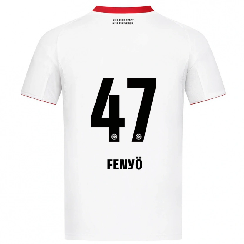 Danxen Kinder Noah Fenyö #47 Weiß Rot Auswärtstrikot Trikot 2025/26 T-Shirt Schweiz