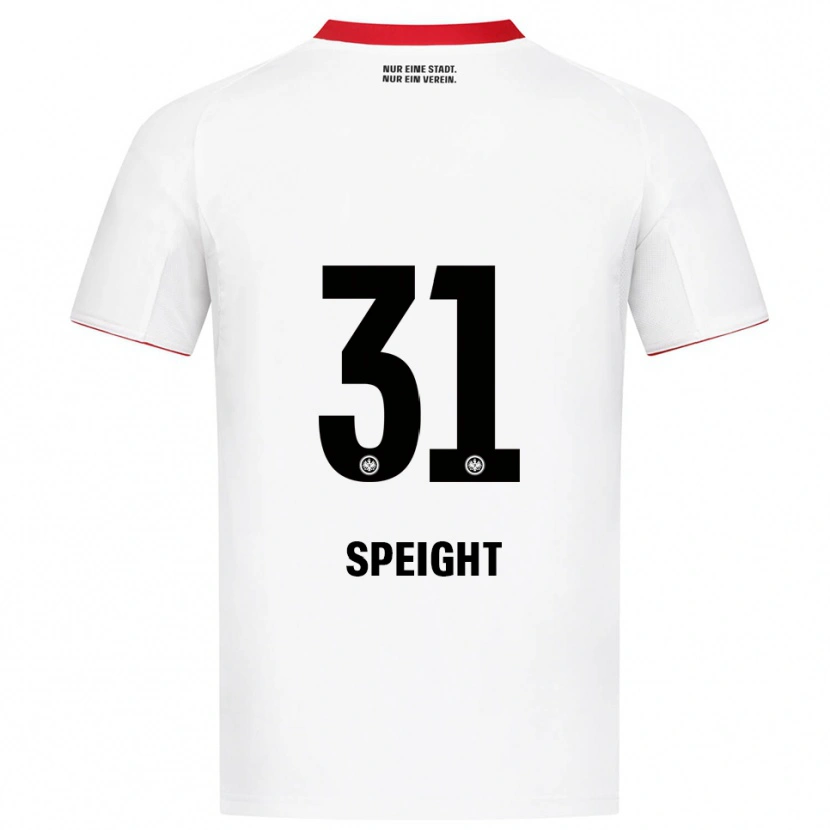 Danxen Kinder Benjamin Speight #31 Weiß Rot Auswärtstrikot Trikot 2025/26 T-Shirt Schweiz
