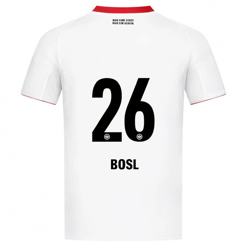 Danxen Kinder Cara Bosl #26 Weiß Rot Auswärtstrikot Trikot 2025/26 T-Shirt Schweiz