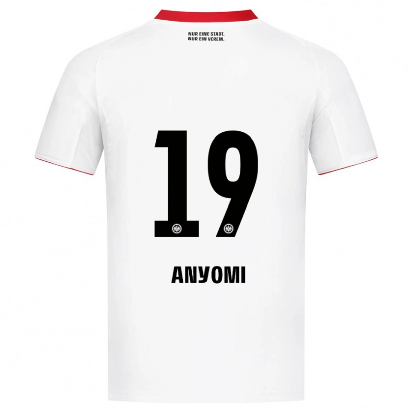 Danxen Kinder Nicole Anyomi #19 Weiß Rot Auswärtstrikot Trikot 2025/26 T-Shirt Schweiz