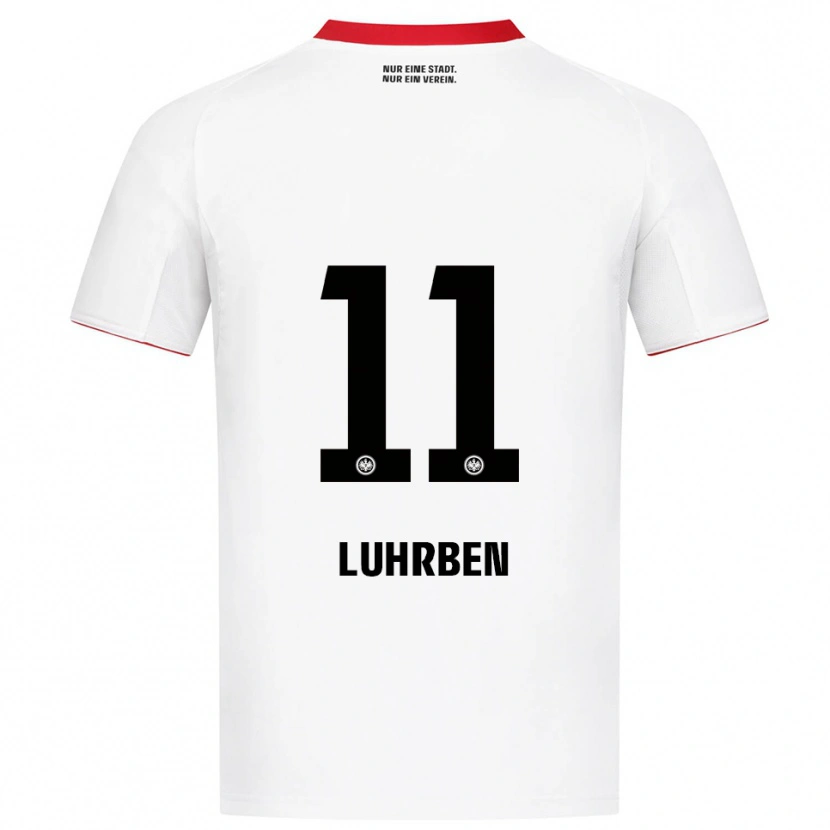Danxen Kinder Nina Lührßen #11 Weiß Rot Auswärtstrikot Trikot 2025/26 T-Shirt Schweiz