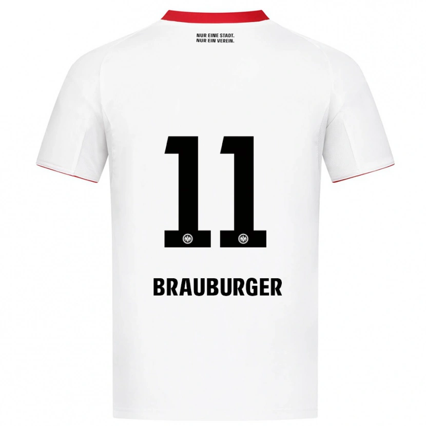 Danxen Kinder Maximilian Brauburger #11 Weiß Rot Auswärtstrikot Trikot 2025/26 T-Shirt Schweiz