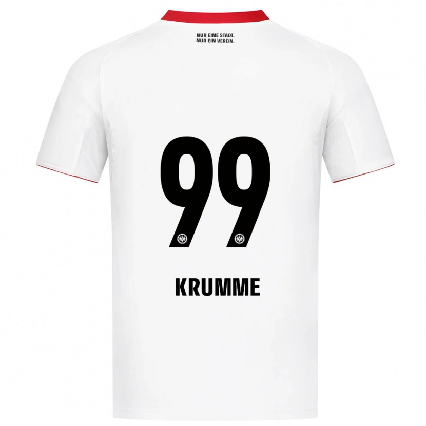 Danxen Kinder Janne Krumme #99 Weiß Rot Auswärtstrikot Trikot 2025/26 T-Shirt Schweiz