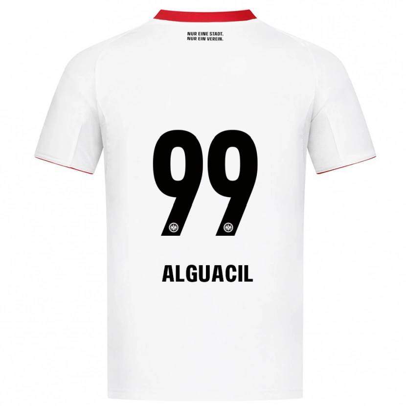 Danxen Kinder Ainhoa Alguacil #99 Weiß Rot Auswärtstrikot Trikot 2025/26 T-Shirt Schweiz
