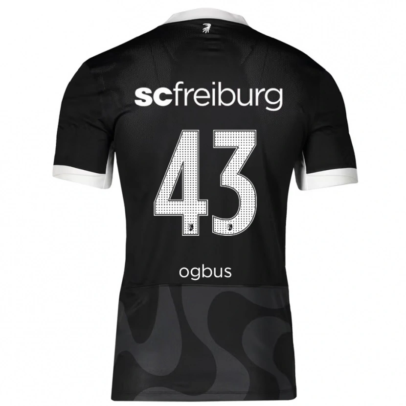 Danxen Kinder Bruno Ogbus #43 Schwarz Weiß Auswärtstrikot Trikot 2025/26 T-Shirt Schweiz