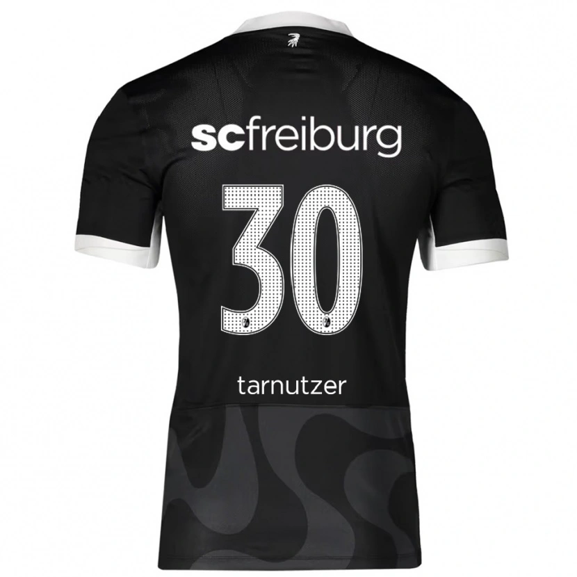 Danxen Kinder Rouven Tarnutzer #30 Schwarz Weiß Auswärtstrikot Trikot 2025/26 T-Shirt Schweiz