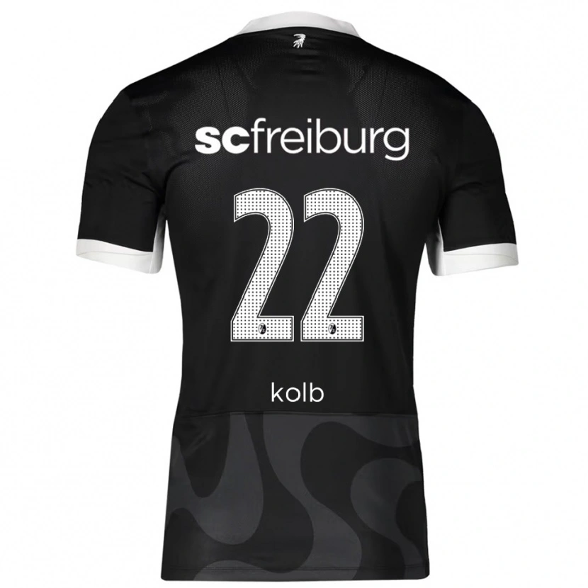 Danxen Kinder Lisa Kolb #22 Schwarz Weiß Auswärtstrikot Trikot 2025/26 T-Shirt Schweiz