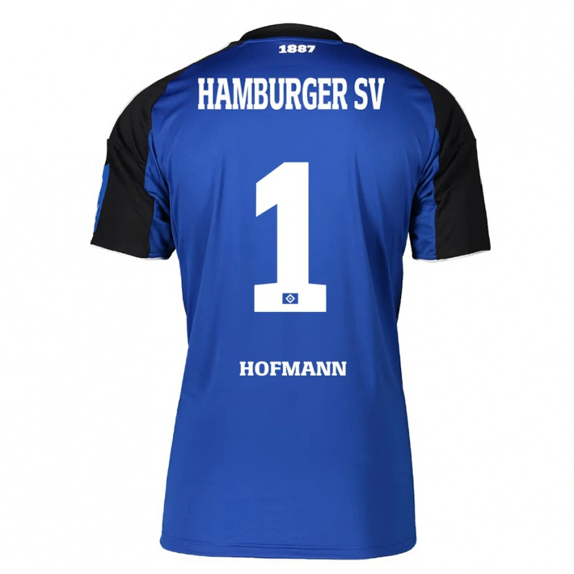Danxen Kinder Tobias Hofmann #1 Blau Schwarz Auswärtstrikot Trikot 2025/26 T-Shirt Schweiz