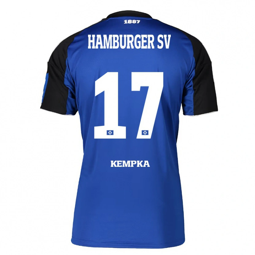 Danxen Kinder Sylvana Kempka #17 Blau Schwarz Auswärtstrikot Trikot 2025/26 T-Shirt Schweiz