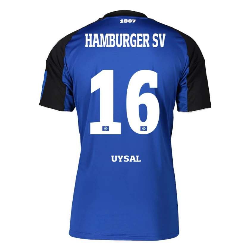 Danxen Kinder Samed Uysal #16 Blau Schwarz Auswärtstrikot Trikot 2025/26 T-Shirt Schweiz