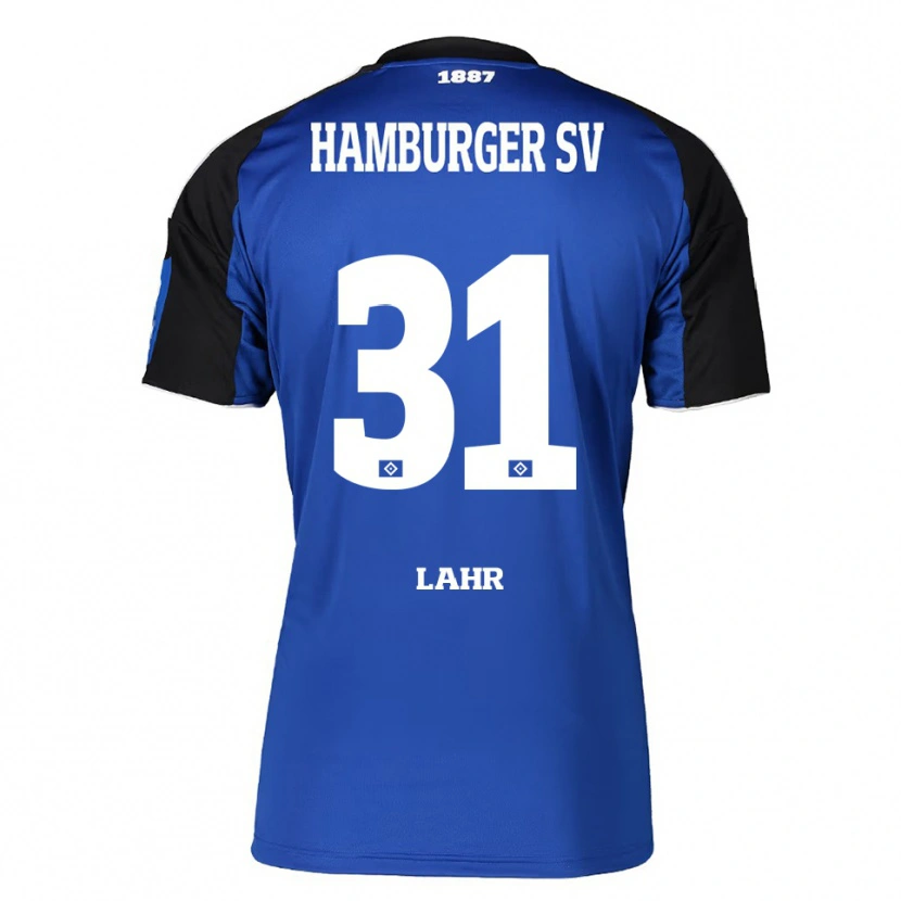 Danxen Kinder Jobina Lahr #31 Blau Schwarz Auswärtstrikot Trikot 2025/26 T-Shirt Schweiz
