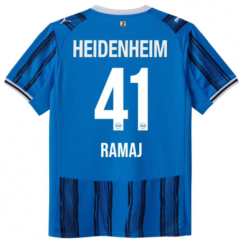 Danxen Kinder Diant Ramaj #41 Blau Marineblau Auswärtstrikot Trikot 2025/26 T-Shirt Schweiz