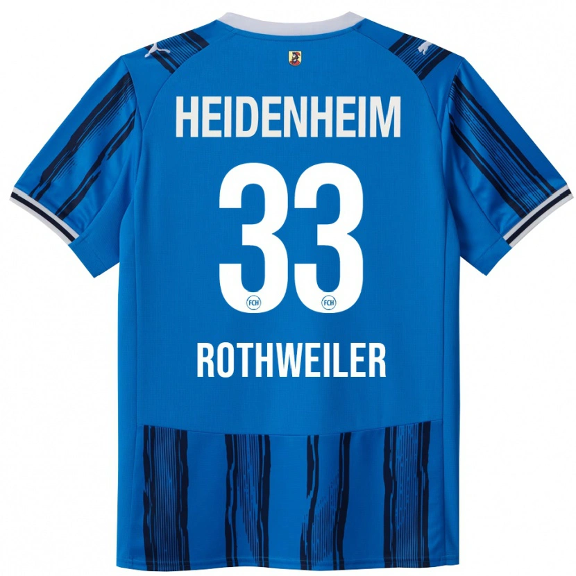 Danxen Kinder Nick Rothweiler #33 Blau Marineblau Auswärtstrikot Trikot 2025/26 T-Shirt Schweiz
