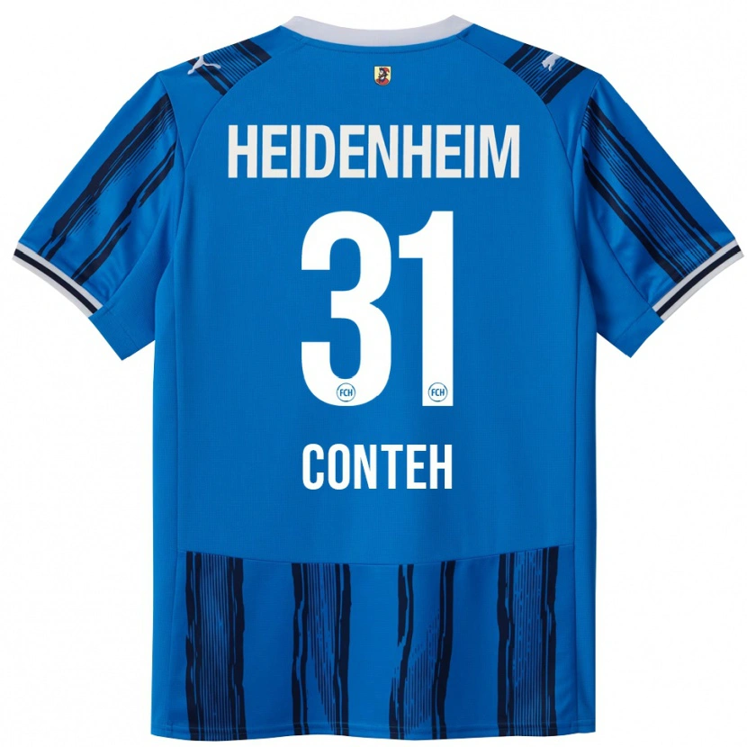Danxen Kinder Sirlord Conteh #31 Blau Marineblau Auswärtstrikot Trikot 2025/26 T-Shirt Schweiz