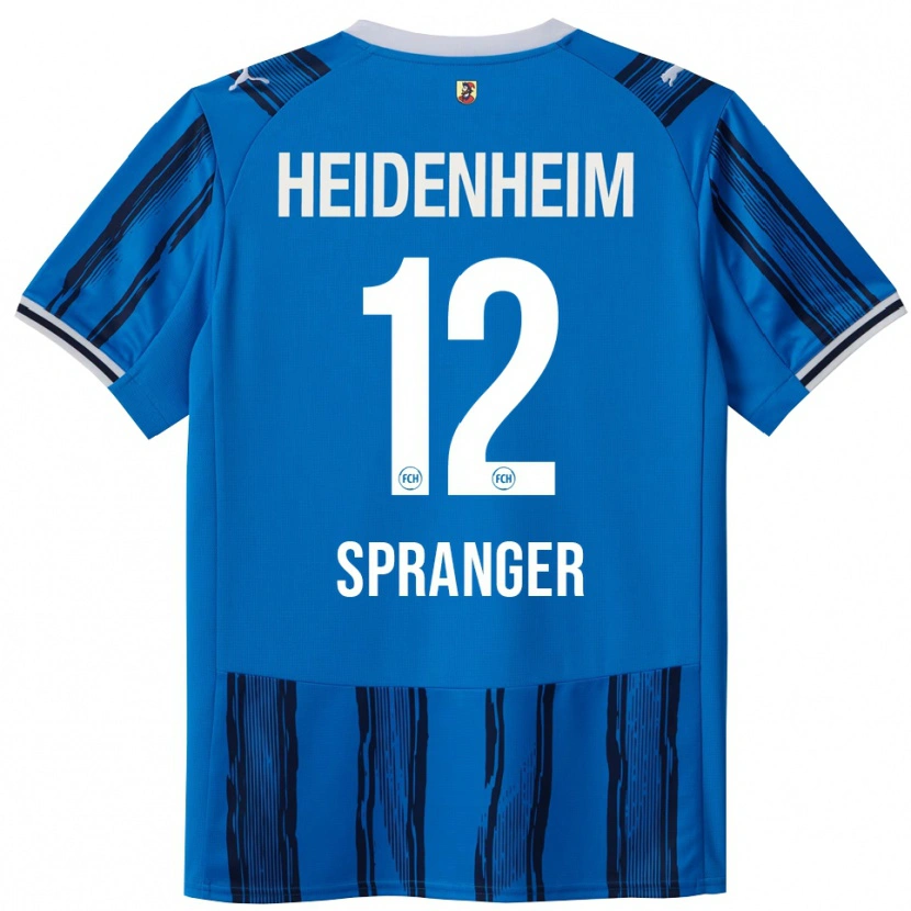 Danxen Kinder Luke Spranger #12 Blau Marineblau Auswärtstrikot Trikot 2025/26 T-Shirt Schweiz