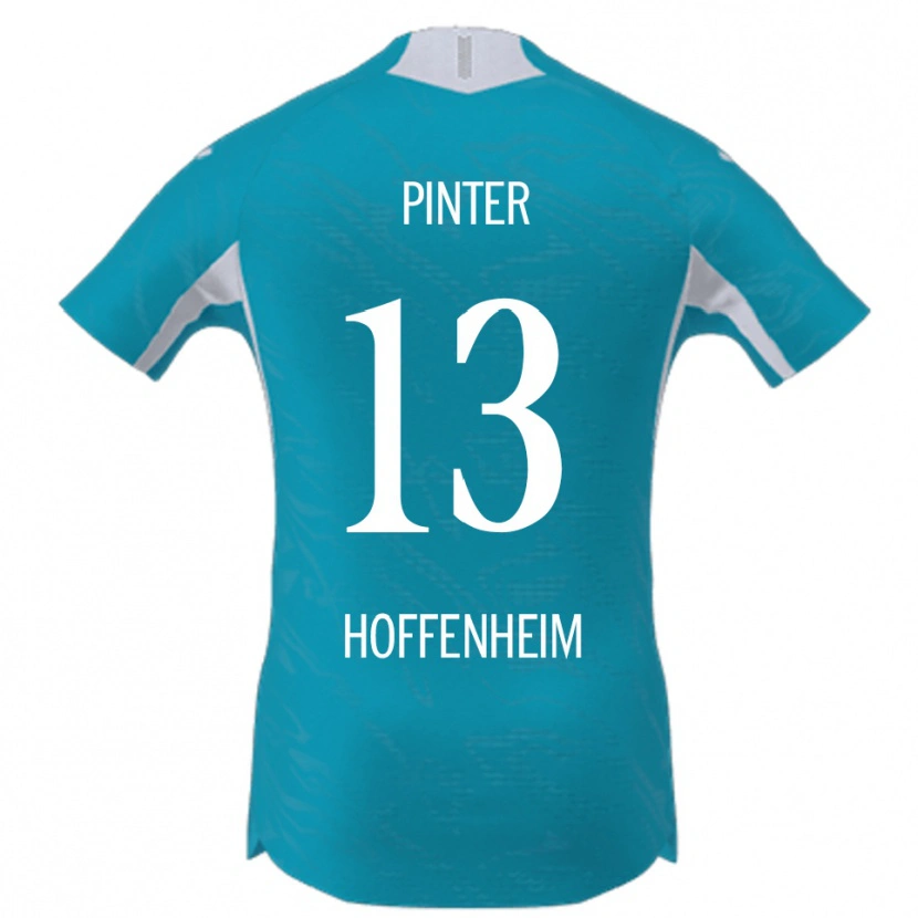 Danxen Kinder Valentein Pinter #13 Himmelblau Auswärtstrikot Trikot 2025/26 T-Shirt Schweiz
