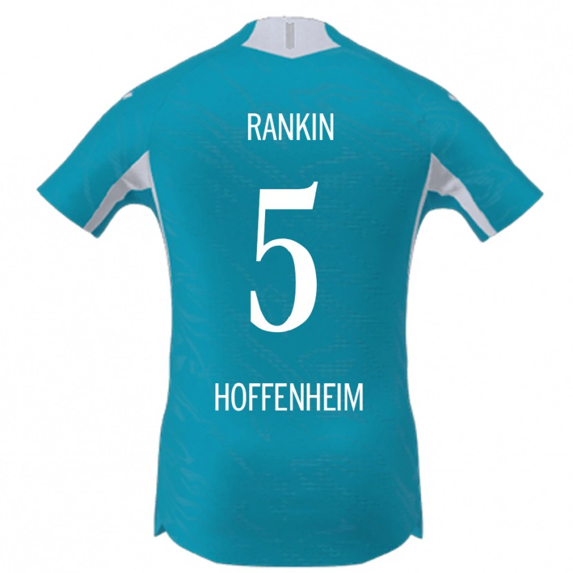 Danxen Kinder Jamilla Rankin #5 Himmelblau Auswärtstrikot Trikot 2025/26 T-Shirt Schweiz