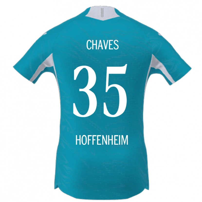 Danxen Kinder Arthur Chaves #35 Himmelblau Auswärtstrikot Trikot 2025/26 T-Shirt Schweiz