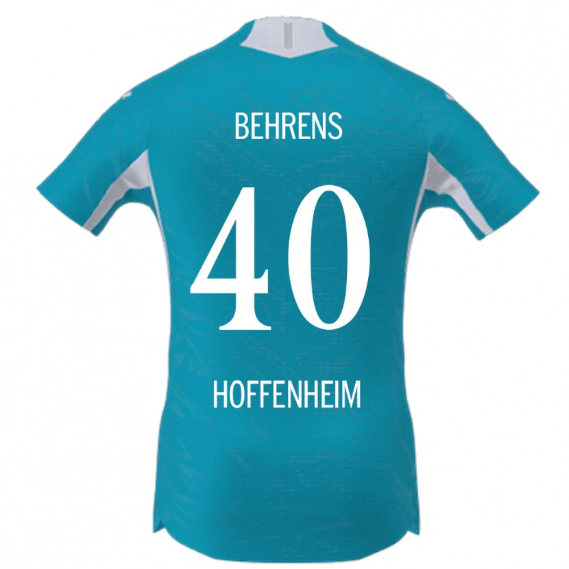 Danxen Kinder Hennes Behrens #40 Himmelblau Auswärtstrikot Trikot 2025/26 T-Shirt Schweiz