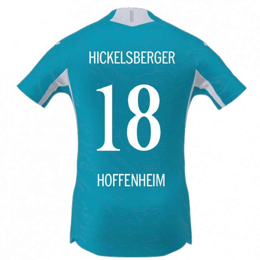 Danxen Kinder Julia Hickelsberger #18 Himmelblau Auswärtstrikot Trikot 2025/26 T-Shirt Schweiz