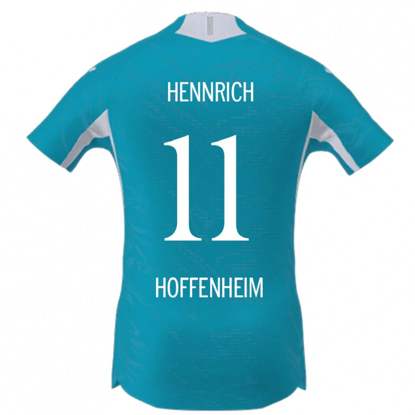Danxen Kinder Paul Hennrich #11 Himmelblau Auswärtstrikot Trikot 2025/26 T-Shirt Schweiz