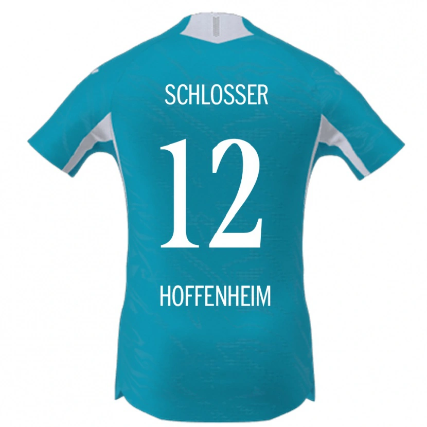 Danxen Kinder Nils Schlosser #12 Himmelblau Auswärtstrikot Trikot 2025/26 T-Shirt Schweiz
